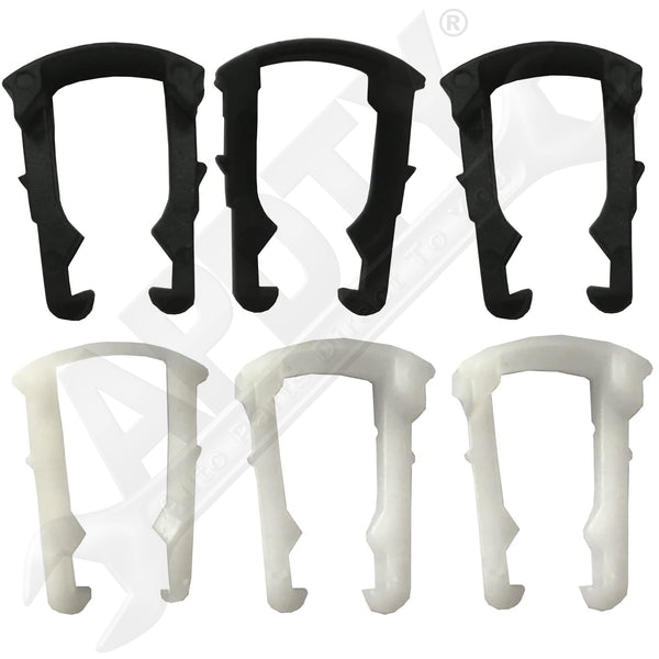 APDTY 911134 Fuel Line Quick Disconnect Retaining Clip Set (3 Each 5/16" & 3/8")