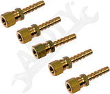 APDTY 9111476 Fuel Line Adapter - 5/16 In. Steel Compression to 5/16 In. Nylon B