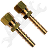 APDTY 911147 Fuel Line Adapter - 5/16 In. Steel  to 5/16 In.(8mm) Nylon Tubing