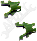APDTY 911156 Fuel Line Retaining Clip - Green