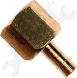 APDTY 911180 FUEL LINE FITTING THAT ADAPT 5/16 IN. NYLON HOSE TO A M14-1.5 FEMAL