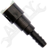 APDTY 911191 FUEL LINE QUICK CONNECTOR THAT ADAPTS 5/16 IN. STEEL TO 5/16 IN. NY