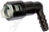 APDTY 911192 FUEL LINE QUICK CONNECTOR THAT ADAPTS 5/16 IN. STEEL TO 5/16 IN. NY