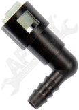 APDTY 911192 FUEL LINE QUICK CONNECTOR THAT ADAPTS 5/16 IN. STEEL TO 5/16 IN. NY