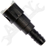 APDTY 911193 FUEL LINE QUICK CONNECTOR THAT ADAPTS 3/8 IN. STEEL TO 3/8 IN. NYLO