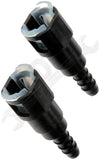 APDTY 911196 FUEL LINE QUICK CONNECTOR THAT ADAPTS 3/8 IN. STEEL TO 5/16 IN. NYL