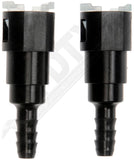 APDTY 911196 FUEL LINE QUICK CONNECTOR THAT ADAPTS 3/8 IN. STEEL TO 5/16 IN. NYL