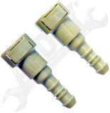 APDTY 911227 FUEL LINE CONNECTOR. 5/16IN STEEL to 5/16IN NYLON.