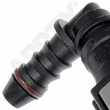 APDTY 911280 Quick Connector 1/4 In. Steel To 6mm Nylon 180