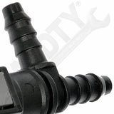 APDTY 911287 Quick Connector 5/16 In. Steel Tee to 6mm Nylon