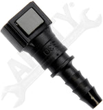 APDTY 911295 Quick Connector 1/4 In. Steel To 6mm Nylon 180