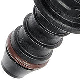 APDTY 911299 Quick Connector 5/16 In. Steel TO 6mm Nylon 180 with O ring