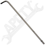 APDTY 911336 Steel Fuel Line; 5/16" X 12"; With 90 Degree End (Quantity 1 12")