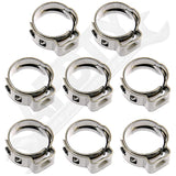 APDTY 911410 FUEL LINE CLAMPS. PACK OF 10 3/8IN. CLAMPS