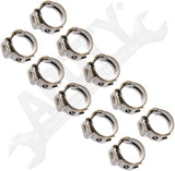 APDTY 911419 FUEL LINE PINCH CLAMP ASSORTMENT. 5 EACH- 5/16 IN. AND 3/8 IN.