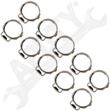 APDTY 911419 FUEL LINE PINCH CLAMP ASSORTMENT. 5 EACH- 5/16 IN. AND 3/8 IN.