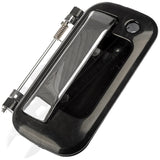 APDTY 91299 Tailgate Handle Chrome Black