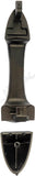 APDTY 91366 Exterior Door Handle Front Right Textured Black
