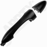 APDTY 91368 Exterior Door Handle Front Right Smooth Black