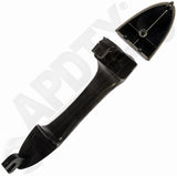 APDTY 91368 Exterior Door Handle Front Right Smooth Black