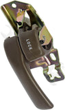 APDTY 91504 Interior Door Handle Front/Rear Left Smooth Brown