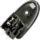 APDTY 91511 Interior Door Handle Front/Rear Left Chrome Lever/Dark Grey Housing