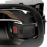 APDTY 91511 Interior Door Handle Front/Rear Left Chrome Lever/Dark Grey Housing