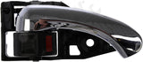 APDTY 91517 Interior Door Handle Front/Rear Right Chrome