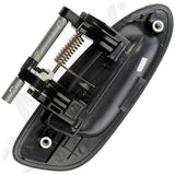 APDTY 91530 Exterior Door Handle Rear Left Smooth Black