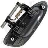 APDTY 91530 Exterior Door Handle Rear Left Smooth Black