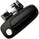 APDTY 91535 Exterior Door Handle Front Right Smooth Black 1998-2002 Chevy Prizm