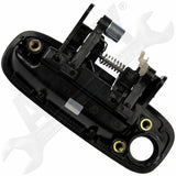 APDTY 91535 Exterior Door Handle Front Right Smooth Black 1998-2002 Chevy Prizm