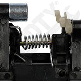 APDTY 91535 Exterior Door Handle Front Right Smooth Black 1998-2002 Chevy Prizm