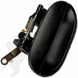 APDTY 91550 Exterior Door Handle Rear Right Smooth Black
