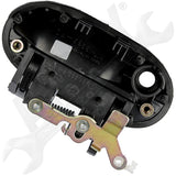 APDTY 91563 Exterior Door Handle Front Left Smooth Black