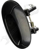 APDTY 91564 Exterior Door Handle Rear Right Smooth Black