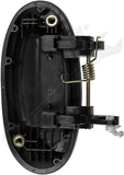 APDTY 91564 Exterior Door Handle Rear Right Smooth Black