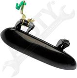 APDTY 91575 Exterior Door Handle Front/Rear Right Smooth Black
