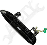 APDTY 91575 Exterior Door Handle Front/Rear Right Smooth Black
