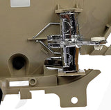 APDTY 91578 Interior Door Handle Front Left/Right Textured Beige w/Chrome lever