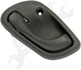 APDTY 91580 Interior Door Handle Front/Rear Left Textured Gray