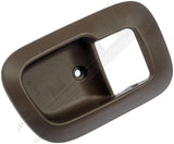 APDTY 91615 Interior Door Handle Front Right Bezel Textured Brown
