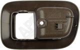 APDTY 91615 Interior Door Handle Front Right Bezel Textured Brown