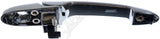 APDTY 91643 Exterior Door Handle Fits Front Left (Driver) Chrome With Key Hole