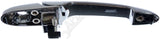 APDTY 91643 Exterior Door Handle Fits Front Left (Driver) Chrome With Key Hole