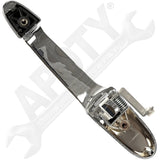 APDTY 91645 Exterior Door Handle Rear Right Smooth Black