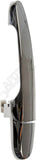 APDTY 91646 Exterior Door Handle Rear Left Smooth Black