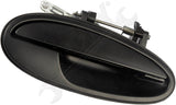 APDTY 91647 Exterior Door Handle Front Right Smooth Black