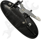APDTY 91647 Exterior Door Handle Front Right Smooth Black