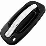 APDTY 91650 Exterior Door Handle Front Right Chrome w/ Black Housing